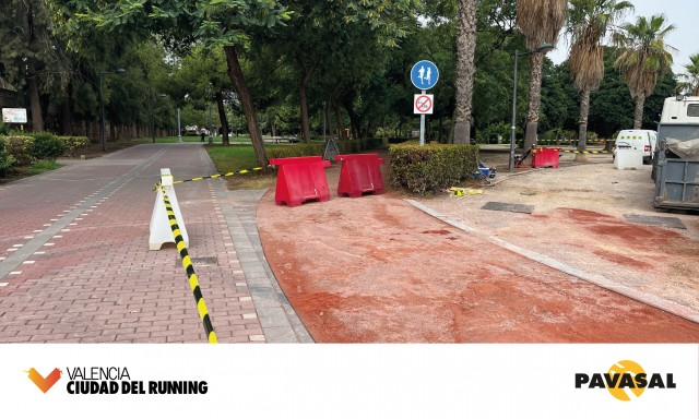 El Circuit 5K 'Jardí del Túria' mejora el 20% de su trazado con las obras de mantenimiento