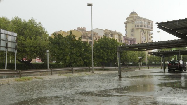 La DANA descarga con fuerza: intensidad muy fuerte en Castellón con 185 l/m2 en Borriol
