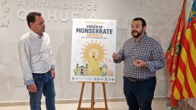 Orihuela presenta la programación de fiestas de la Virgen de Monserrate del 5 al 17 de septiembre
