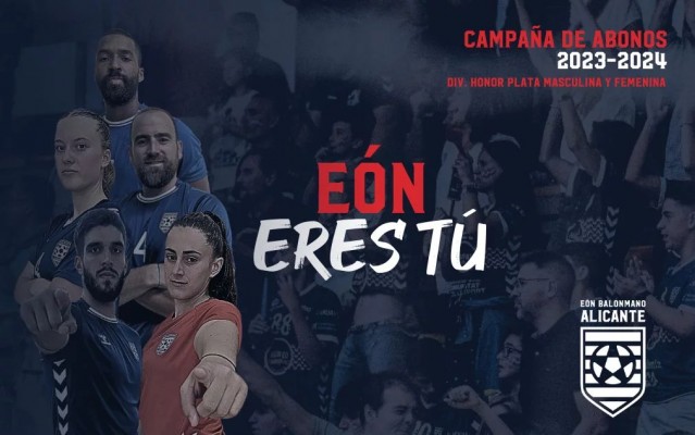 El EÓN Horneo Alicante lanza abono conjunto para equipos masculino y femenino por 50 euros
