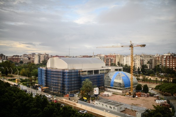 El Palau de la Música, con filtraciones y goteras a un mes de su reapertura