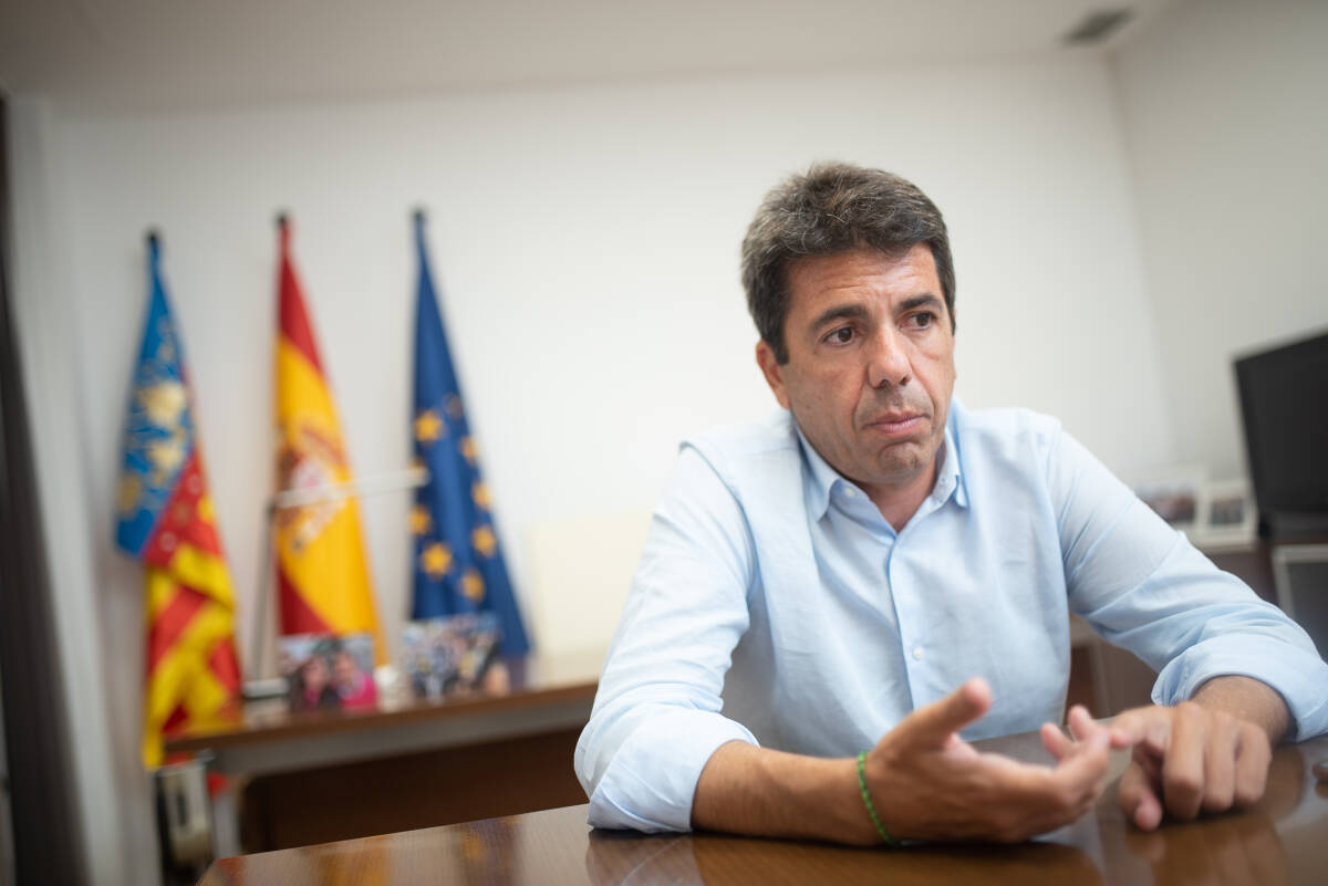 Mazón hablará con el conseller de Agricultura 