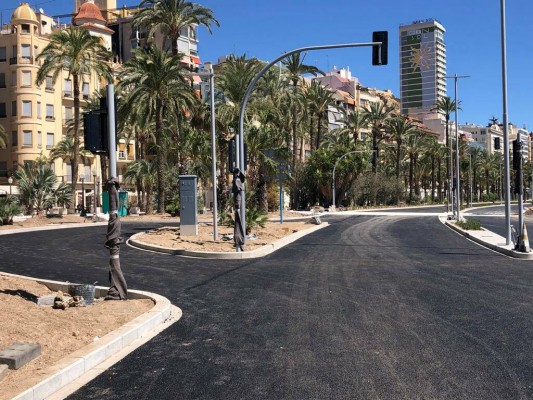Alicante ratifica la apertura del frente litoral y de un carril en Soto y Gadea para el bus en octubre 