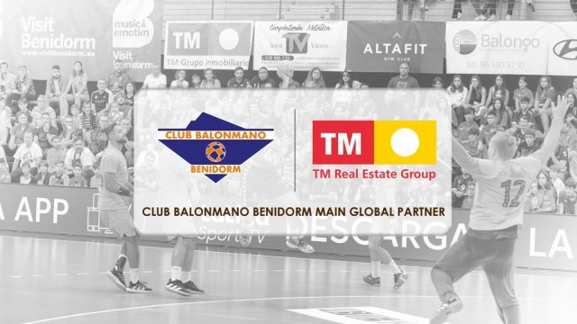 TM Grupo Inmobiliario, patrocinador principal del Balonmano Benidorm por segundo año