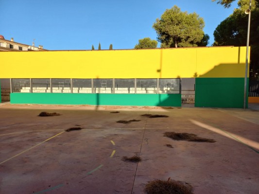 El PSPV denuncia la eliminación de un mural por la igualdad en un colegio de Orpesa 