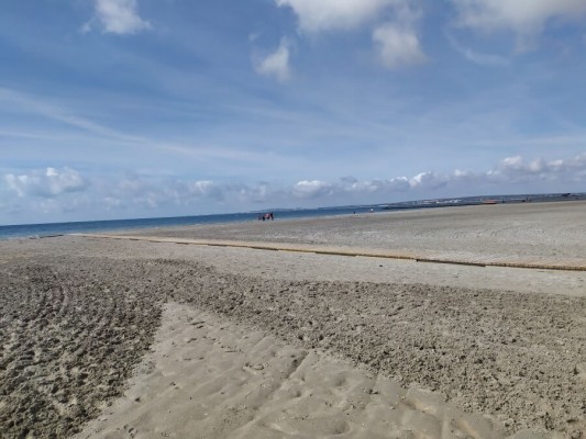 Manifestación en Santa Pola para que el Ayuntamiento recupere la bandera azul en la playa del Tamarit