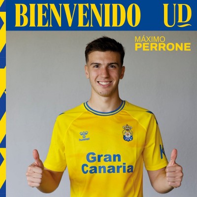 Las Palmas obtiene la cesión de Máximo Perrone, del Manchester City