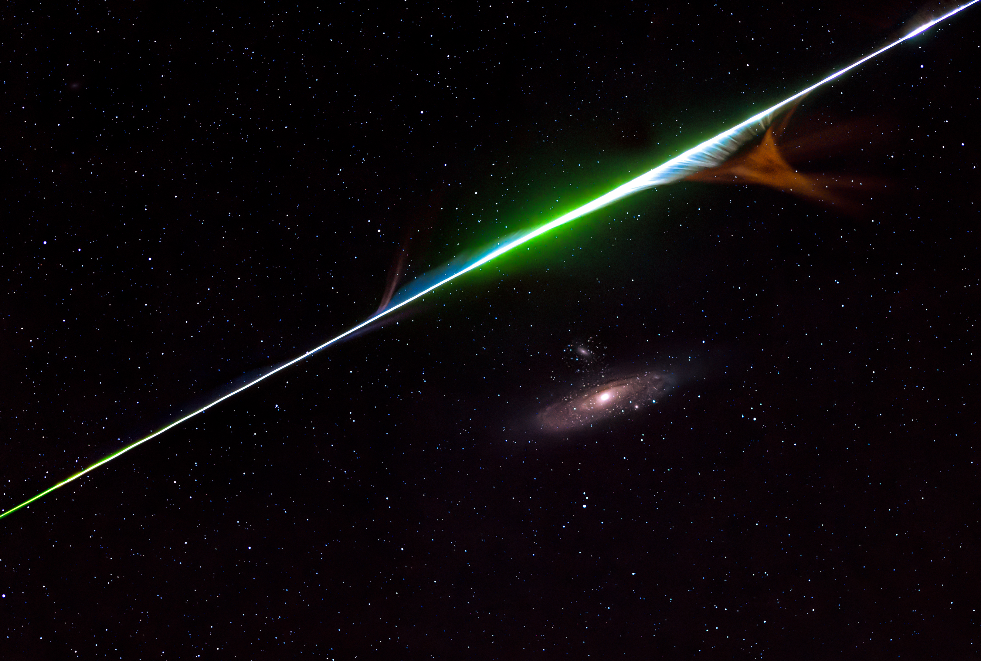 Unir una Perseida y la galaxia de Andrómeda, la foto 'castellonense' que ha premiado la NASA