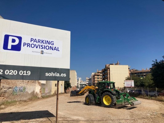 Benicarló habilita un pàrquing a l’avinguda del Marqués amb capacitat per a 100 vehicles