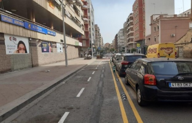 Los problemas que ve la Policía de Elche en los carriles bici de Josep María Buck o Mariano Soler Olmos