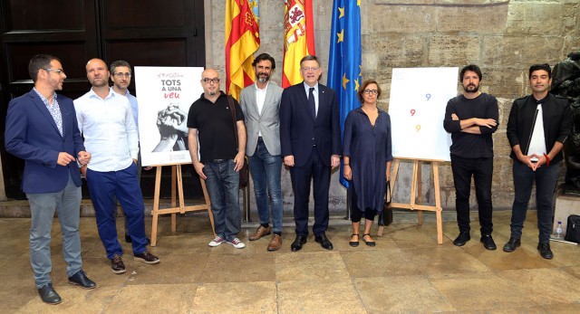 La Generalitat presenta el cartell del 9 d’Octubre i un ‘claim’ per a la legislatura