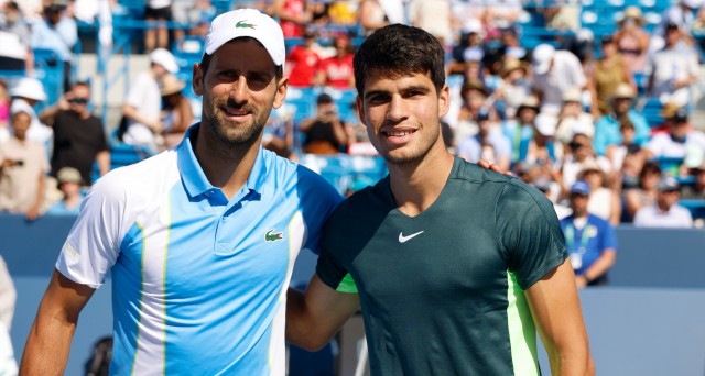 Alcaraz, con 20 puntos más que Djokovic y exprimido tras 14 horas en pista en Cincinnati 