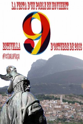 L’Ajuntament d’Estivella mutila el cartell del 9 d’Ocubre de Gallén+Ibáñez 