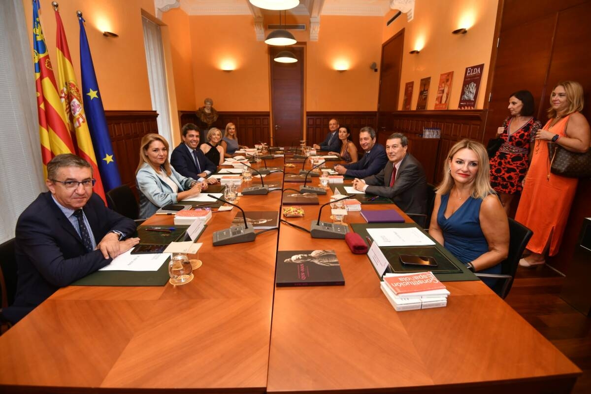 Primer pleno del Consell de la presente legislatura. Foto: RAFA MOLINA - 