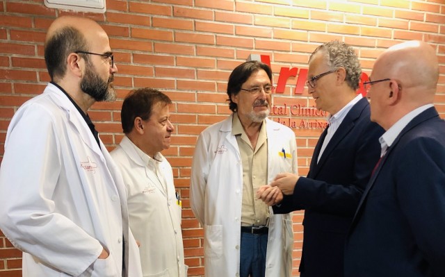 La Arrixaca se convierte en el primer hospital de España en extirpar con cirugía robótica un tipo de tumor hepático
