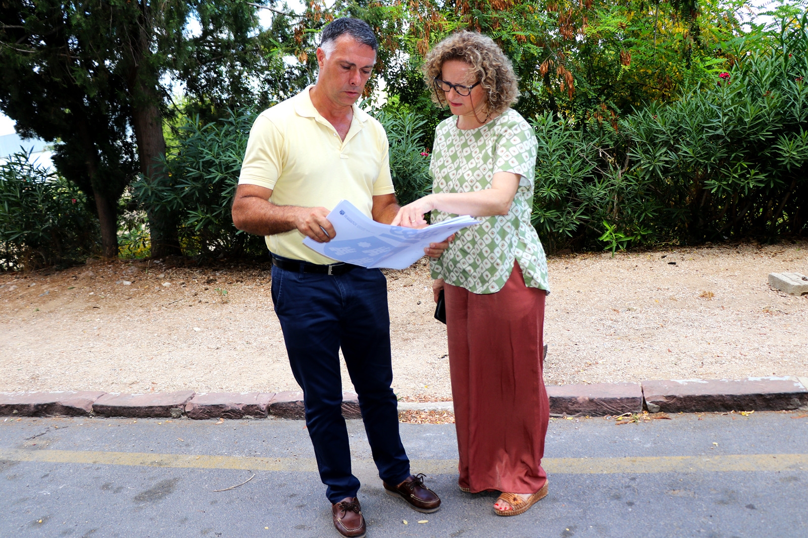 La alcaldesa de Torrent, Amparo Folgado, y el concejal de Urbanismo, José Gozalvo. Foto: Ajuntament de Torrent - 