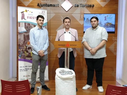 Alcañiz i Tortosa reforcen la seua aliança amb Morella: presenten l'Anunci del 55 Sexenni