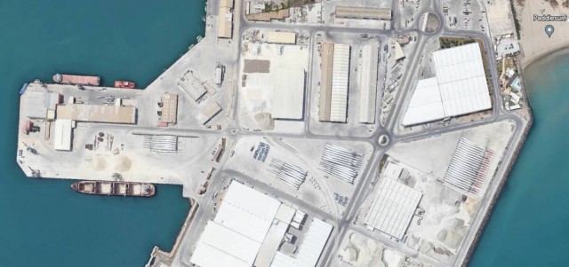 Nuevas obras en PortCastelló: la firma de palas eólicas se prepara para adecuar sus nuevos terrenos