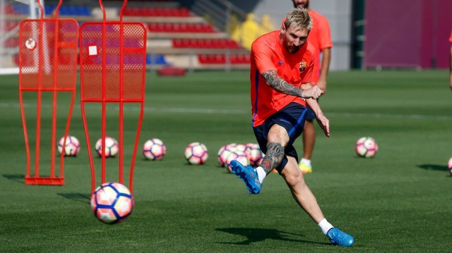 Messi sigue acelerando su recuperación en otra sesión sin internacionales
