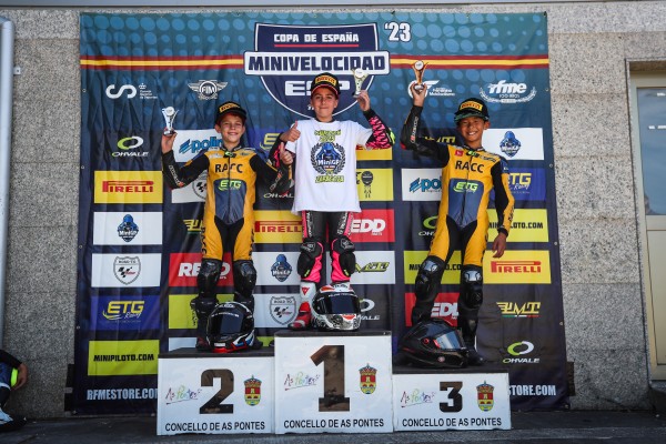 Enzo Zaragoza, campeón de España del FIM MiniGP Series Spain 160