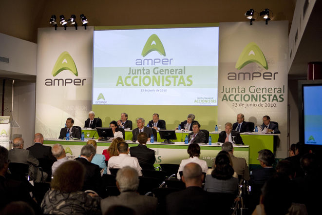 Una de las juntas de accionistas de la tecnológica - 