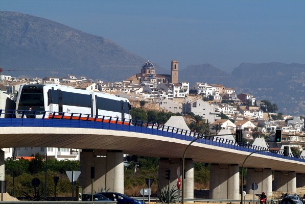 Infraestructuras duplicará la vía del Tram d'Alacant entre El Albir y Altea
