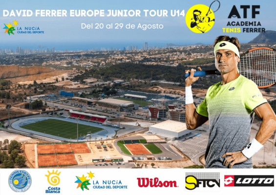 Jugadores de 33 países disputarán el 'David Ferrer Tennis Europe sub 14' en La Nucía