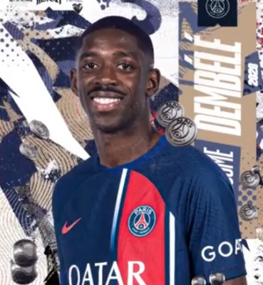 El Paris Saint-Germain anuncia el fichaje de Dembélé por cinco temporadas