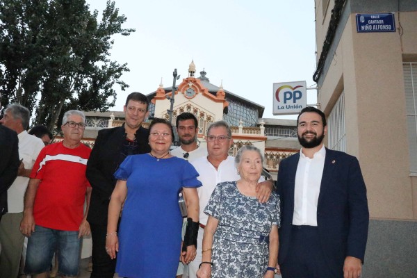 La calle Niño Alfonso recuerda en La Unión a una de las figuras más destacadas del Cante de las Minas