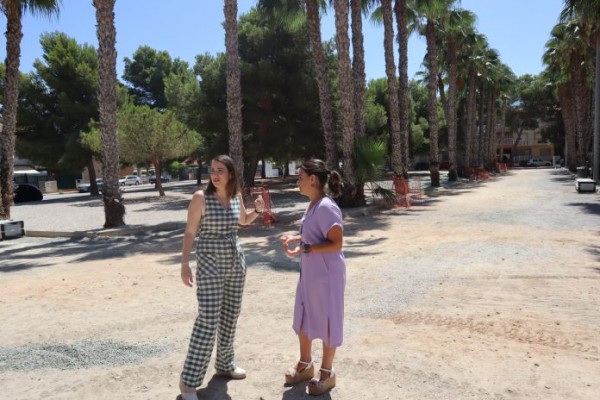 Avanzan los trabajos de mejora de parques y zonas verdes de San Pedro del Pinatar
