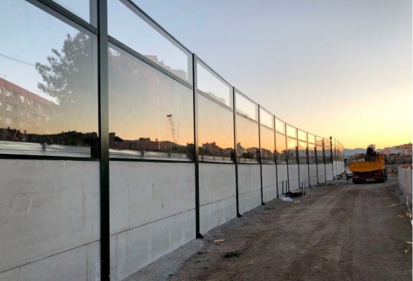 Adif expropiará una treintena de fincas en Murcia y Beniel para la barrera acústica del AVE