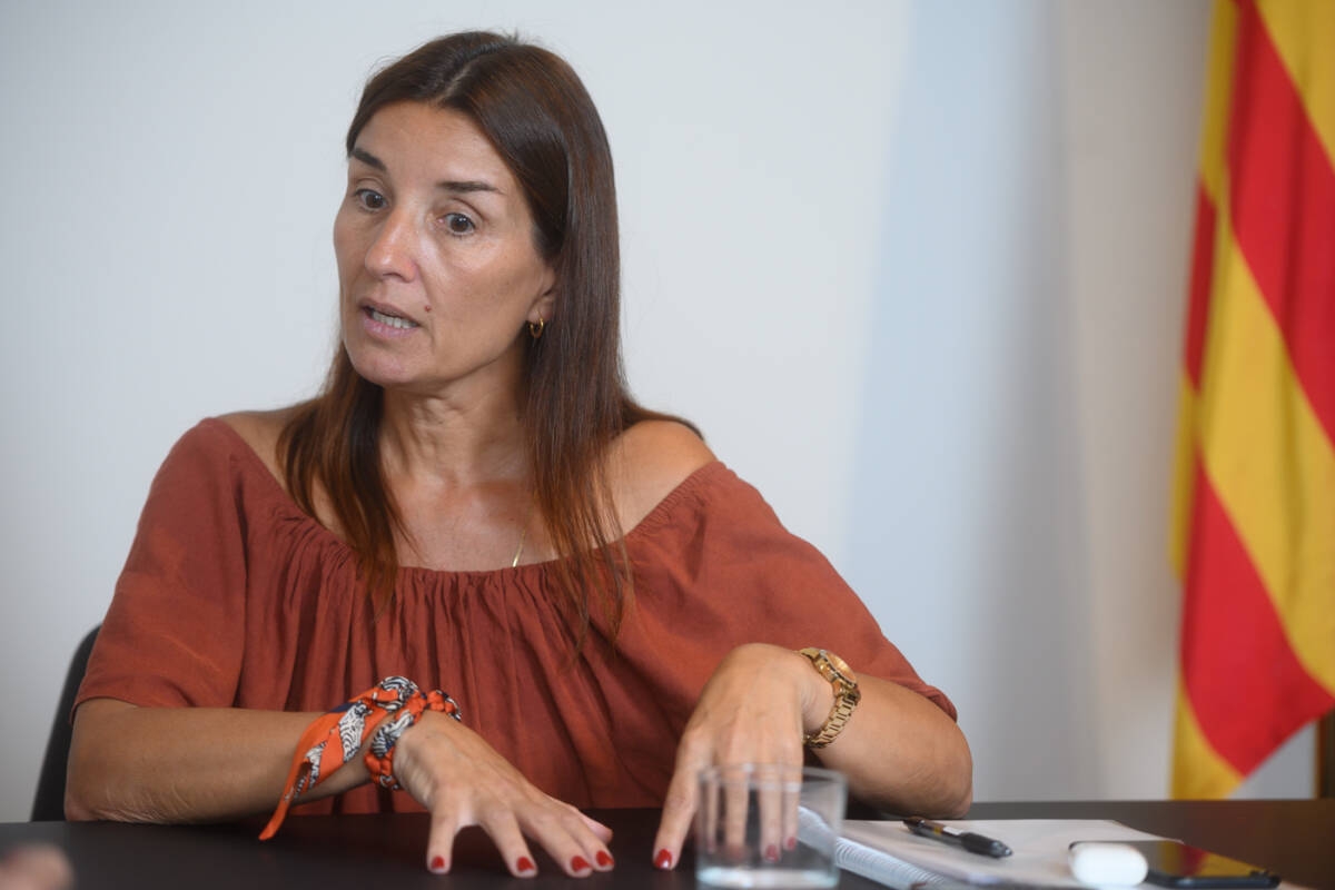 La consellera de Hacienda, Economía y Administración y portavoz del Consell, Ruth Merino. Foto: KIKE TABERNER - 