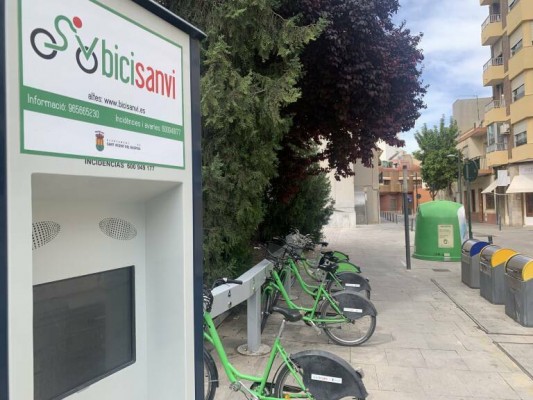 San Vicente ampliará el servicio BiciSanvi con una estación en el parque científico, costeada por la UA