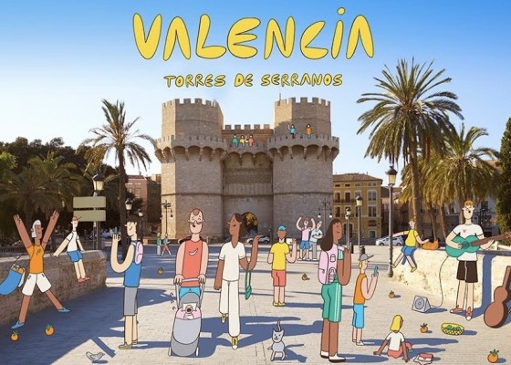 Diego Blanco, el intruso que retrata València en sus postales