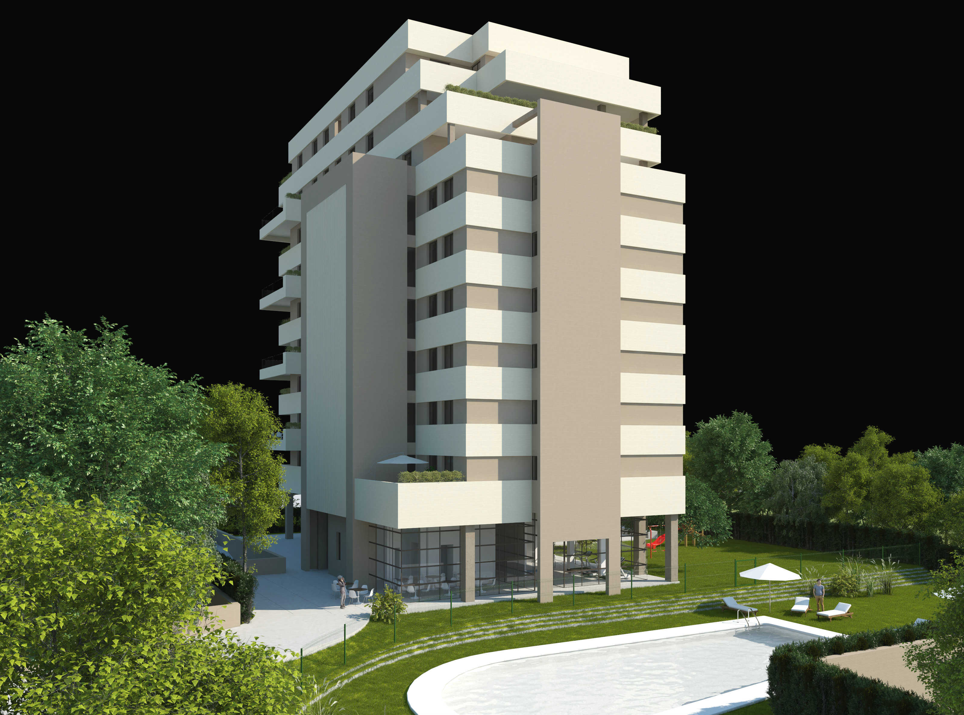 Recreación del residencial que ha comenzado a construir Ecisa - 