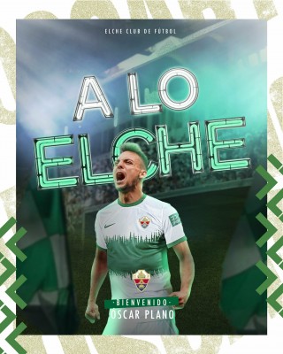 El sexto fichaje del Elche es el polivalente Óscar Plano, otra vieja aspiración del club franjiverde