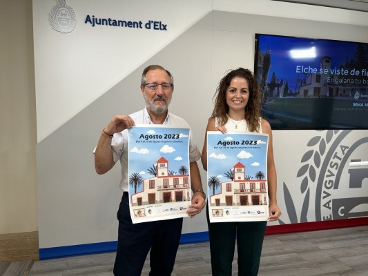 Ayuntamiento y Moros y Cristianos de Elche invitan a engalanar balcones durante Festes d'Elx