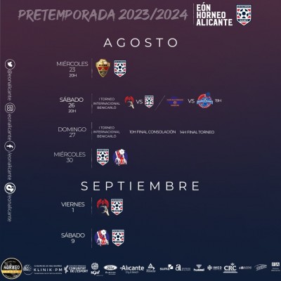 El EÓN Horneo Alicante planifica una pretemporada marcada por los derbis de Alicante