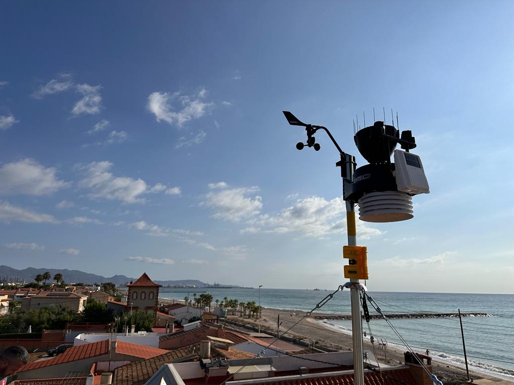 Almassora instal·la una segona estació
meteorològica intel·ligent
