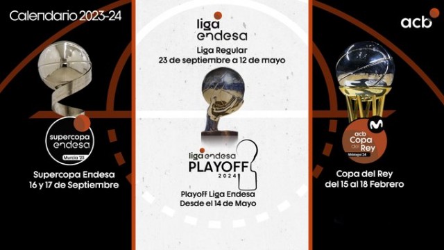 La Liga Endesa arrancará el 23 de septiembre y concluirá como muy tarde el 17 de junio