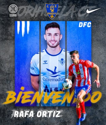 Rafa Ortiz, quinto fichaje del Orihuela