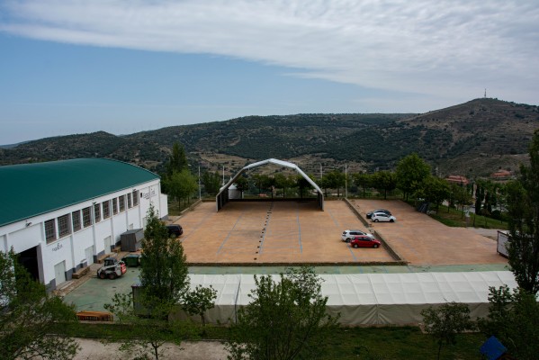 Tot preparat per a l'Aplec dels Ports a Morella: aparcament, zona d'acampada i espais culturals