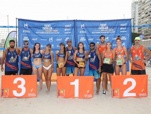 Benidorm vibra con el mejor vóley playa en el Vichy Catalan Beach Volley Tour Comunitat Valenciana 