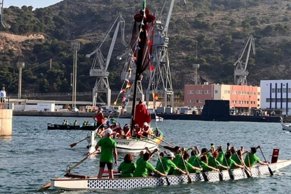 El Puerto de Cartagena acoge este martes la procesión marítima de Santiago Apóstol