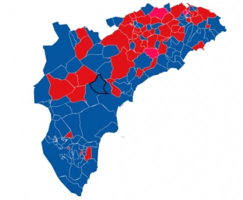 El mapa local del 23J: el PP gana en Elche; el PSPV resiste en el Vinalopó y L'Alcoià