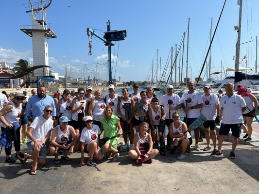 El Club Náutico de Castelló acoge la segunda prueba de la liga Barco Dragón con 150 deportistas