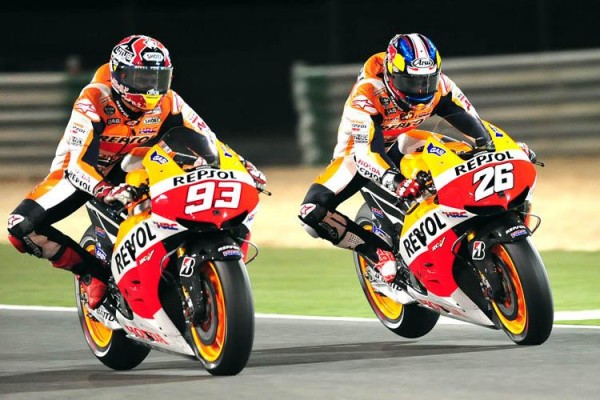 Márquez y Pedrosa acreditan que se pueda salir último y ganar en el Gran Premio de Cheste