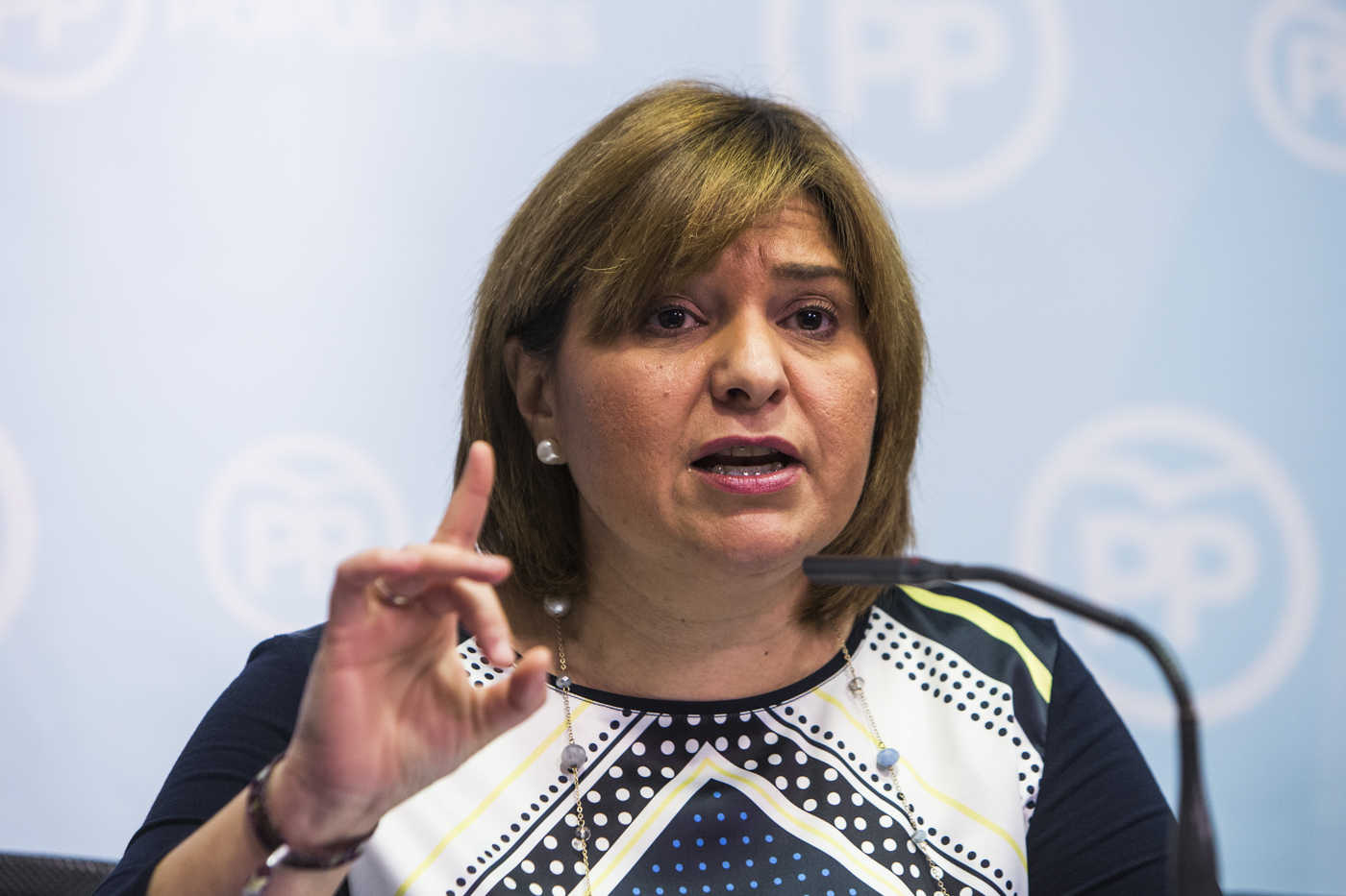 La presidente del PPCV, Isabel Bonig. Foto: EVA MAÑEZ - 