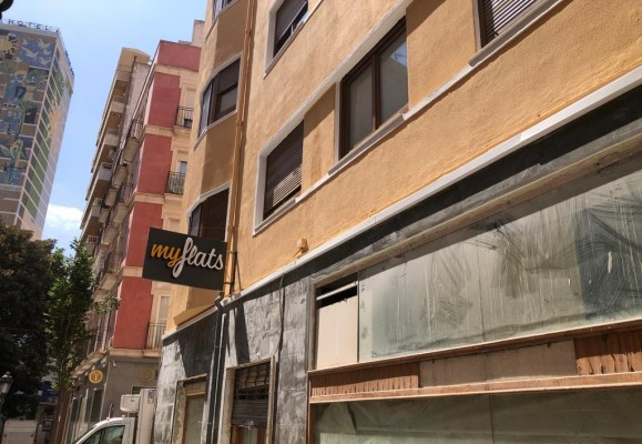 Myflats reactiva su cuarto bloque turístico en la calle Bailén de Alicante para abrir en otoño