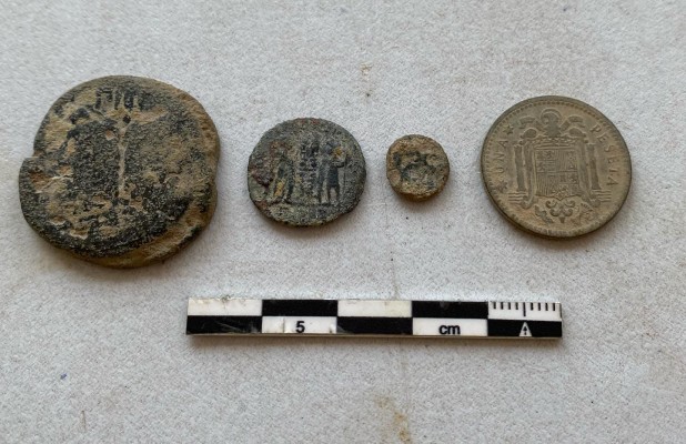 Las excavaciones del yacimiento visigodo de Riba-roja revelan un taller de fabricación de monedas